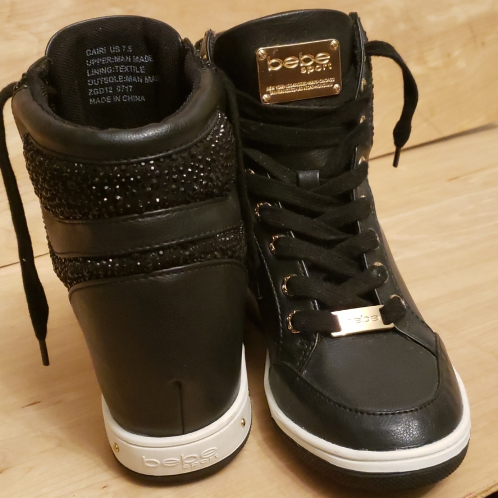 Bebe Sport Cairi Hidden Wedge Sneakers